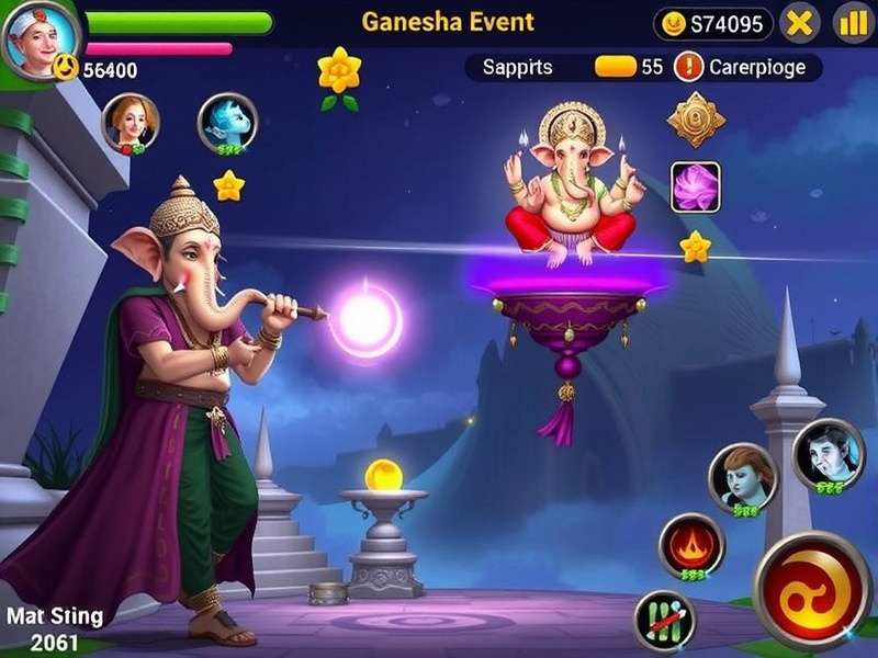 Enchanted Ganesha Realm Visual Design